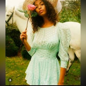 Mindy Mini Dress in Mint
For Love & Lemons